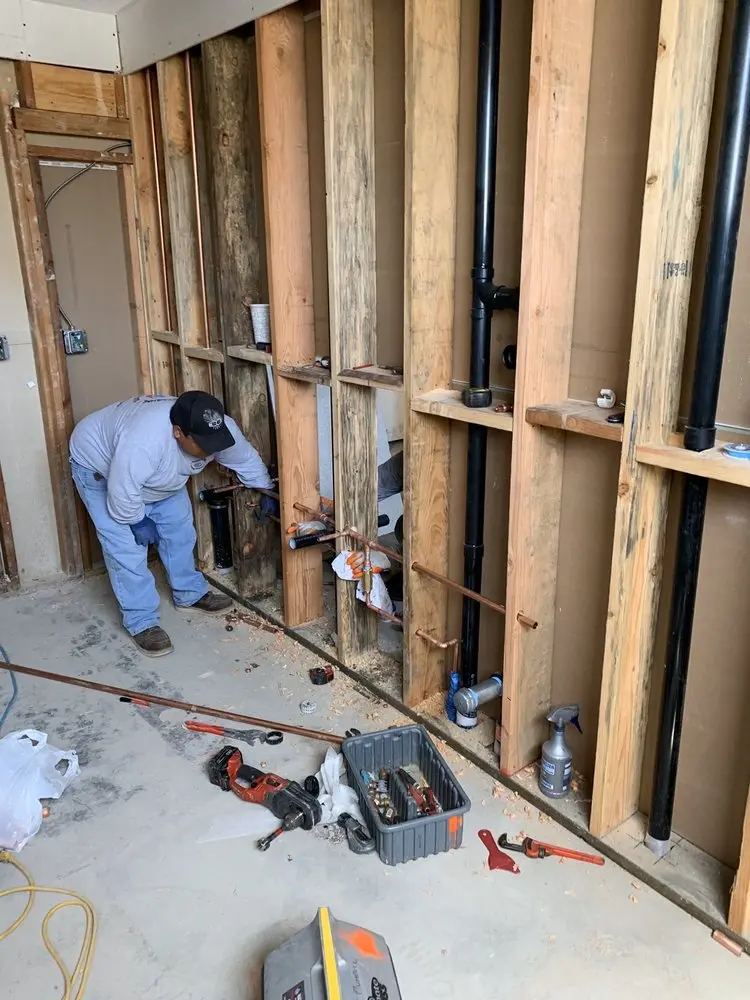 Commercial rough-in plumbing for Gas Line Repair in Egypt Beach